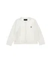 Monnalisa Basic Cardigan In White