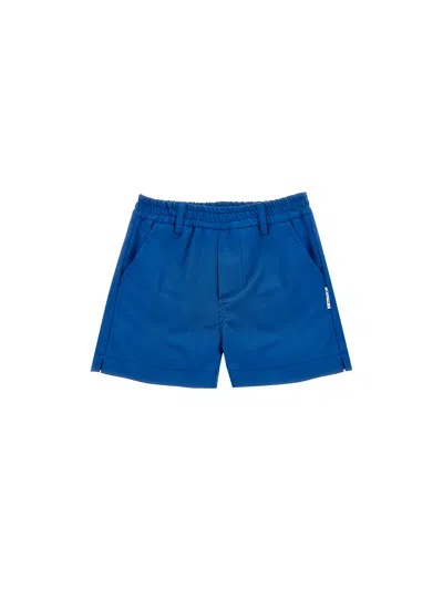 Monnalisa Kids'   Basic Shorts With Belt In Blue