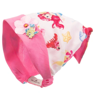 Monnalisa Bebè Babies' Girls Viscose Disney Headband In Pink