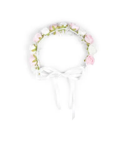 Monnalisa Belt Flower Head Belt In White