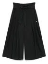 Monnalisa Belted Trousers In Black