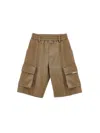 Monnalisa Bermuda Over Cargo In Beige