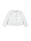 Monnalisa Biker Jacket In White