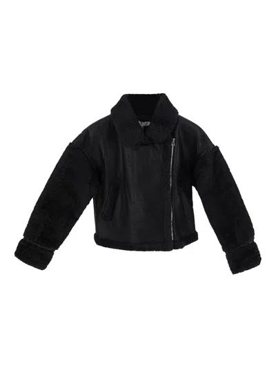 Monnalisa Kids' Black Jacket