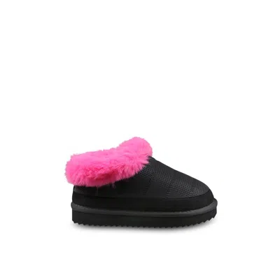 Monnalisa Kids' Black Slip-ons For Girl