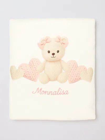 Monnalisa Blanket Kids In Yellow Cream