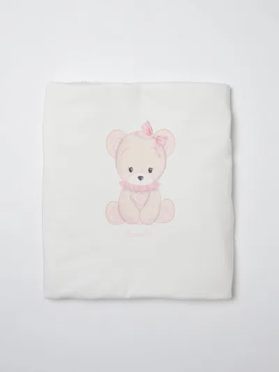 Monnalisa Babies' Blanket  Kids Color White