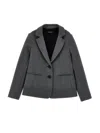 Monnalisa Blazer With Buttons In Gray