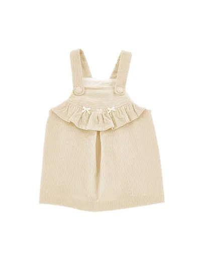 Monnalisa Kids'   Blouse With Ruffles In Neutral