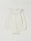 Monnalisa Bodysuit  Kids Color Yellow Cream In White