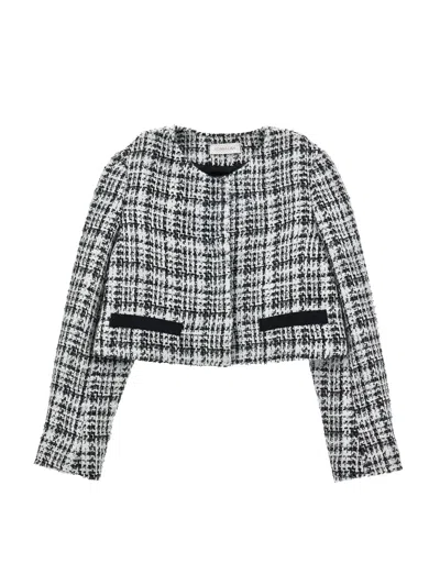 MONNALISA BOUCLÉ-JACKE MIT ZIERTASCHEN