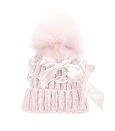 Monnalisa Kids' Bow Beanie
