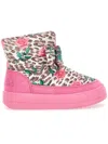 Monnalisa Bow Boots In Pink
