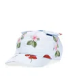 Monnalisa Baseball Cap With Bow In Blue