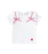 Monnalisa T-shirt Aus Baumwoll-jersey In Weiss