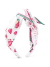 Monnalisa Bow-detail Headband In White