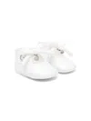 Monnalisa Bow-detail Pre-walkers In White