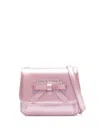 Monnalisa Bow-detail Shoulder Bag In Pink