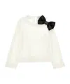 Monnalisa Bow-detail Top In White