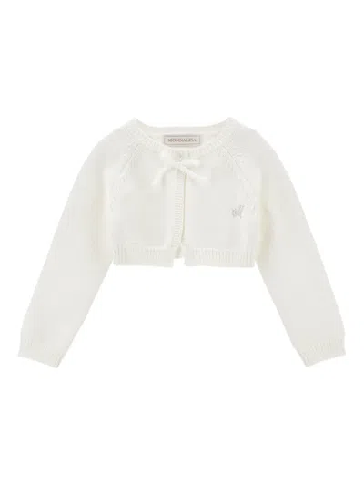 Monnalisa リボン トップ In White