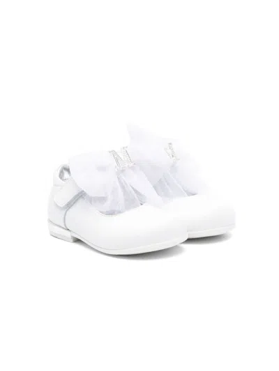 Monnalisa Babies' Bow-detailing Ballet Flats In White