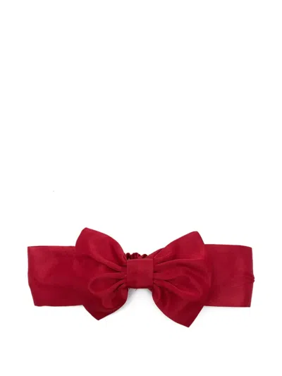 Monnalisa Babies' Bow Headband In Red