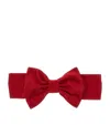 Monnalisa Bow Headband In Red