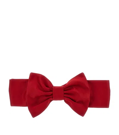 Monnalisa Kids' Bow Headband In Red