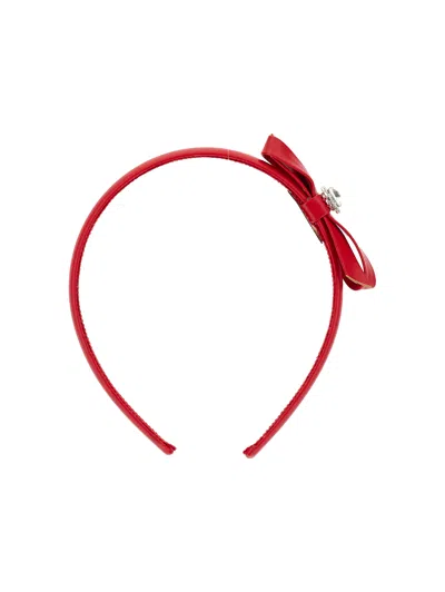 Monnalisa Babies'   Bow Headband In Red