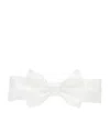 Monnalisa Bow Headband In White