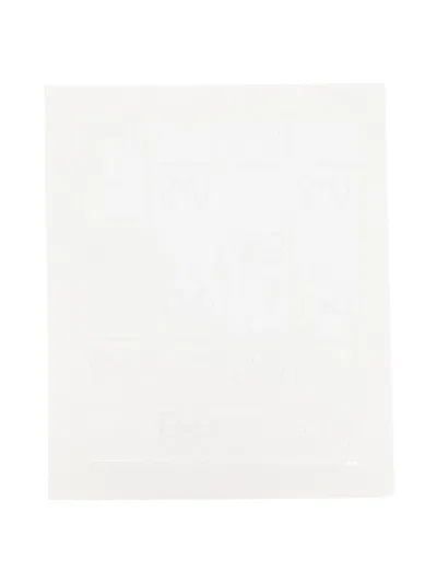 Monnalisa Bow-motif Blanket (80cm X 75cm) In White