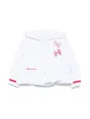 Monnalisa Bow-print Hoodie In 白色