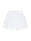 Monnalisa Broderie-anglaise Cotton Shorts In White