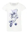 Monnalisa Bunny-print T-shirt In White