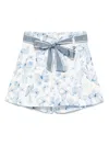 Monnalisa Butterfly-print Shorts In White