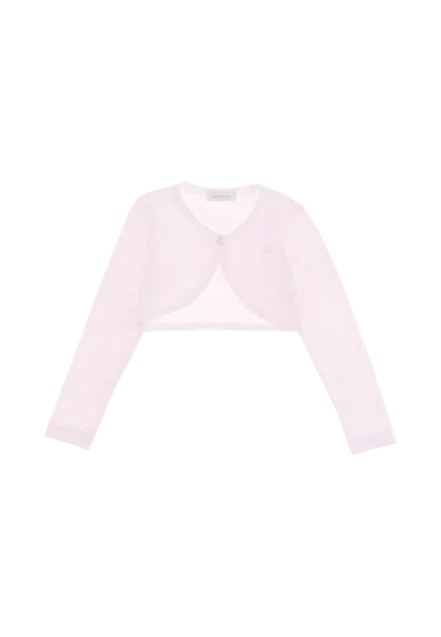 Monnalisa Kids' Cardigan Baby  17bcar_2203_rosa In Pink