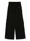 Monnalisa Cargo Fliud In Black