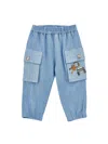 Monnalisa Cargohose In Stone Bleach