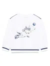 Monnalisa Cartoon-print Sweatshirt In White