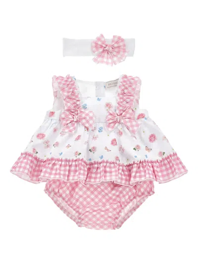 Monnalisa Charming Mini Coordinated Set For Kids In Multi