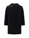 Monnalisa Chic Mini Jacket For Effortless Fall Styling In Nero