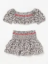 Monnalisa Strandset Mit Animal-print