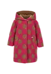 Monnalisa Coat Bambina  11b109_2504 In Pink