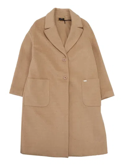 Monnalisa Kids' Coat In Beige