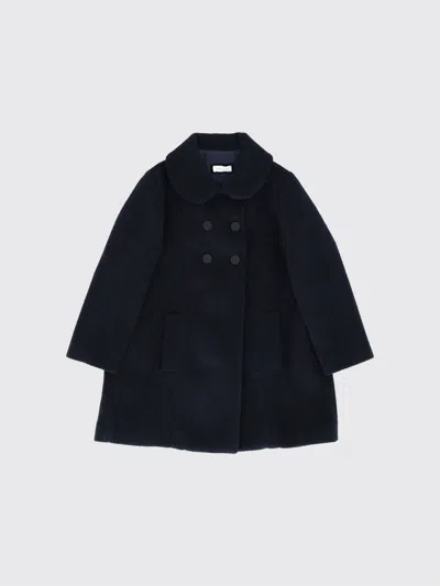 Monnalisa Coat Kids Color Blue In Black