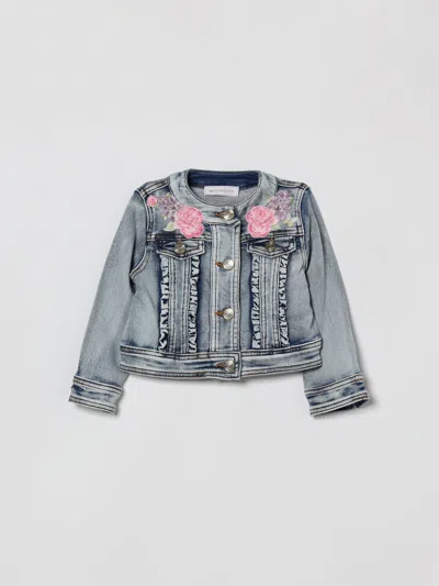 Monnalisa Coat Kids  In Blue