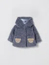 Monnalisa Coat  Kids Color Avion In Gray