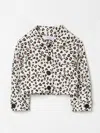 Monnalisa Jacke Aus Gabardine Mit Animal-print In Bunt