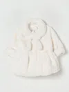 Monnalisa Coats  Kids Color Yellow Cream In White