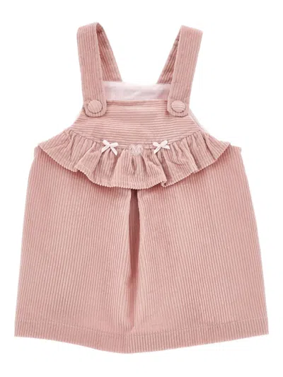 Monnalisa Babies' Corduroy Dress In Pink